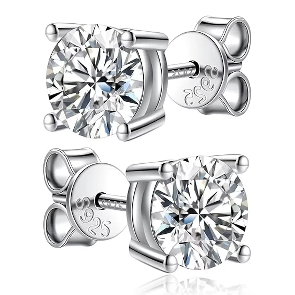 Elysian Glow Moissanite Earrings - 0.8ct Each | Luxury Drop Earrings