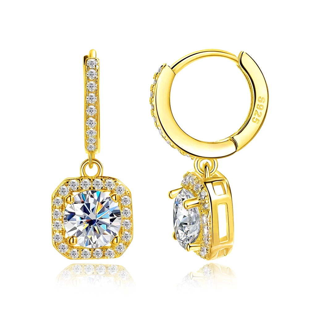 Regal Spark Stud Earrings - 0.5ct Zircon Rose Gold | Everyday Elegance