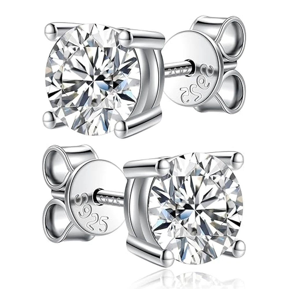 Elysian Glow Moissanite Earrings - 0.8ct Each | Luxury Drop Earrings