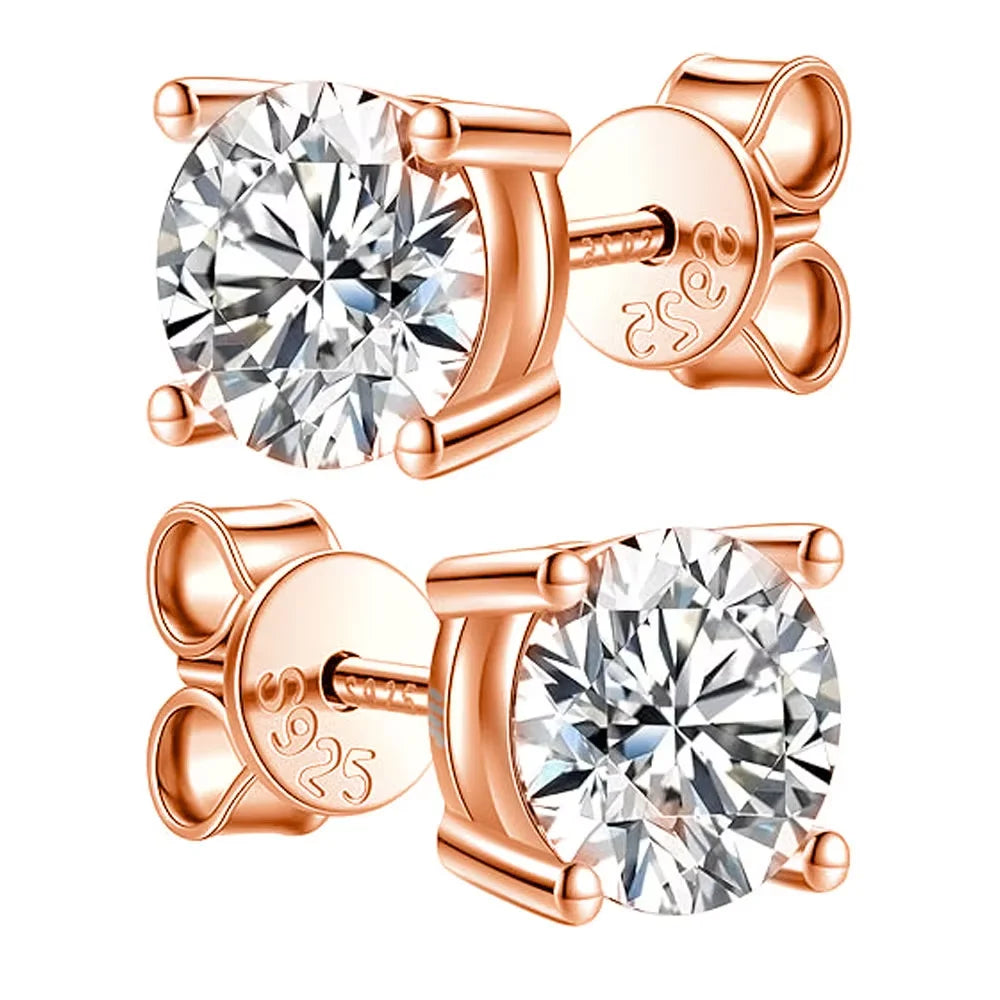 Elysian Glow Moissanite Earrings - 0.8ct Each | Luxury Drop Earrings