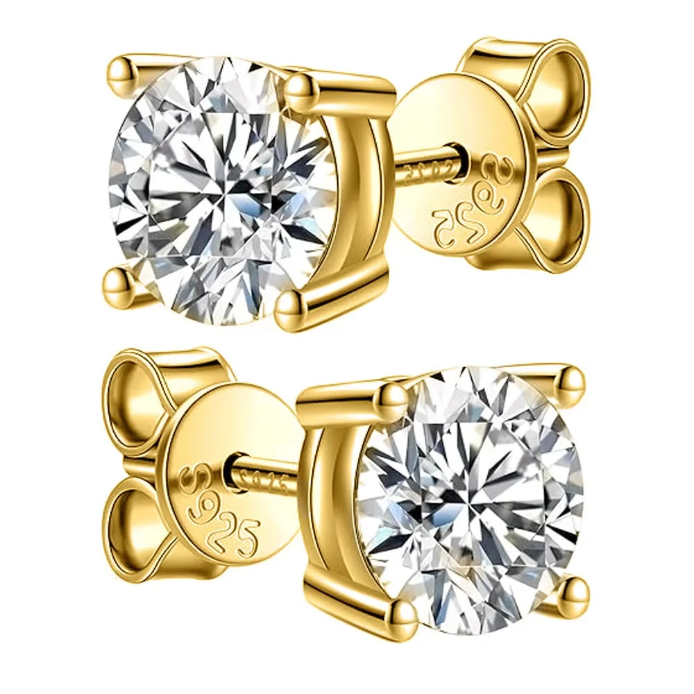 Elysian Glow Moissanite Earrings - 0.8ct Each | Luxury Drop Earrings